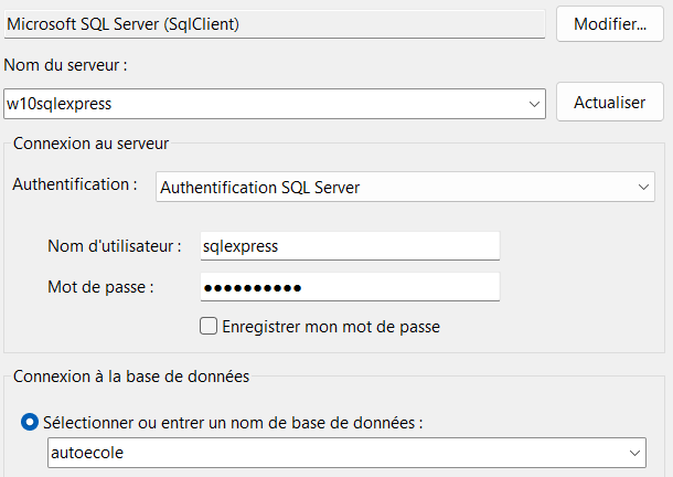 autoecoleLocalhost
