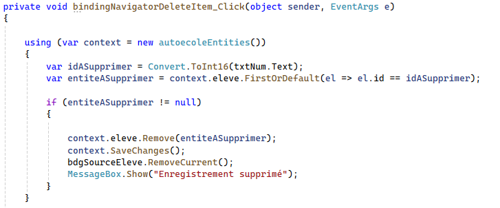 autoecoleNavCodeDelete
